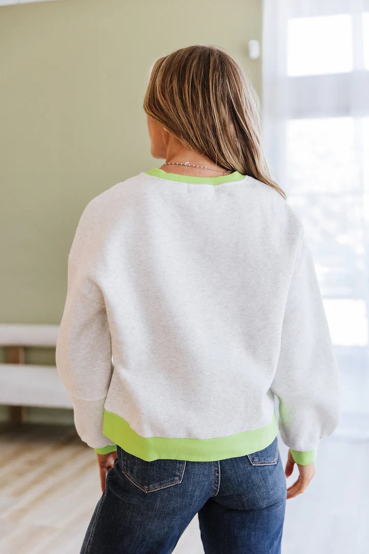 Liv Contrast Trim Sweatshirt