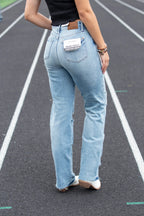 Lunar High Rise Star Shaped Destroy 90's Straight Jean