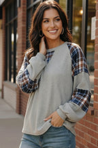 Plaid & Chill Thermal Knit