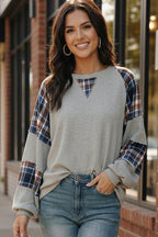 Plaid & Chill Thermal Knit