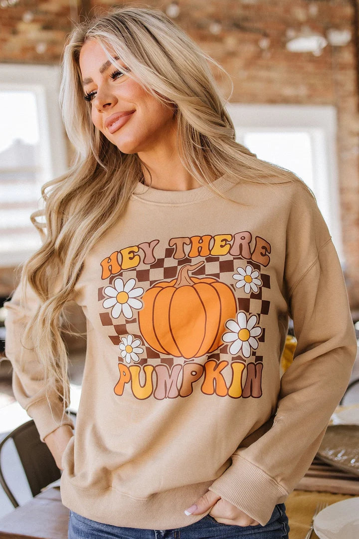 Hey There Pumpkin Graphic Sweatshirt