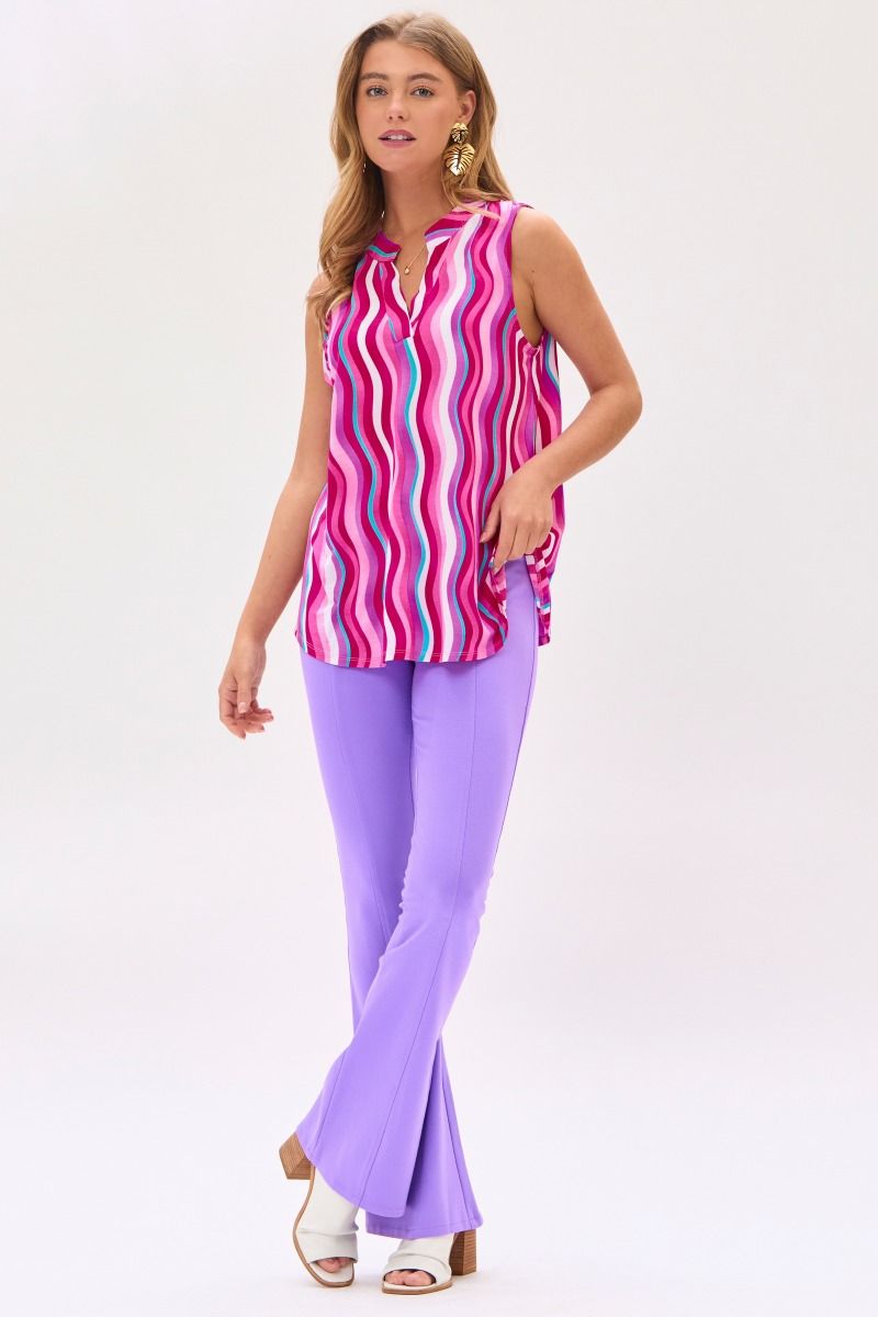 Dear Scarlett Lizzy Tank Top in Multi Pink